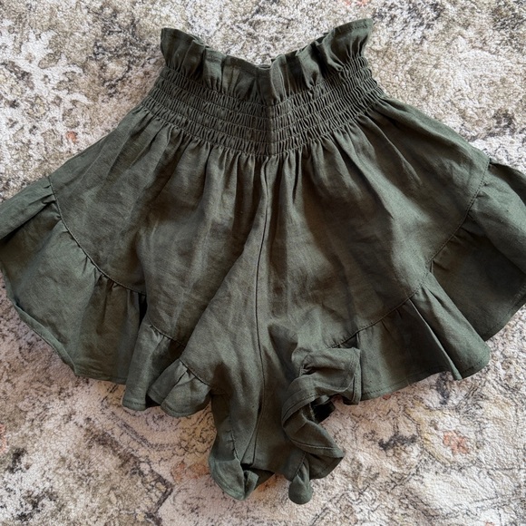Montce Olive Boho Shorts - Picture 5 of 5